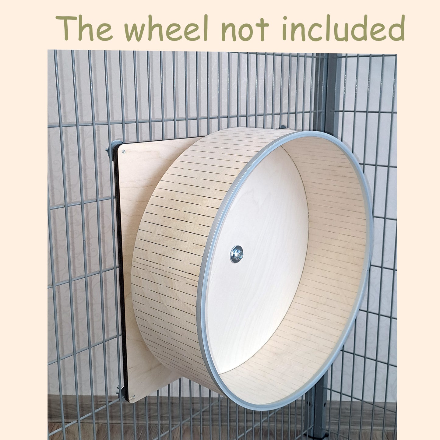 Cage Lattice Strengthening Board for Running Wheel – Reinforcement Panel to Reduce Vibration & Noise – Stable Wheel Support