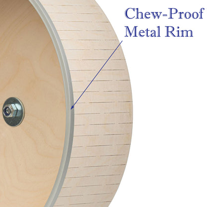 Extra-Large 20'' Running Wheel for Chinchillas & Other Pets - Silent, Durable, Chew-Proof