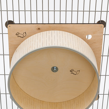 Cage Lattice Strengthening Board for Running Wheel – Reinforcement Panel to Reduce Vibration & Noise – Stable Wheel Support