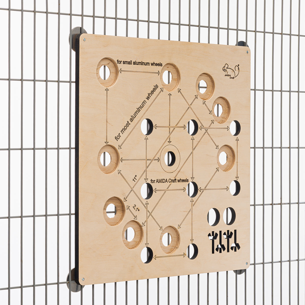 Cage Lattice Strengthening Board for Running Wheel – Reinforcement Panel to Reduce Vibration & Noise – Stable Wheel Support