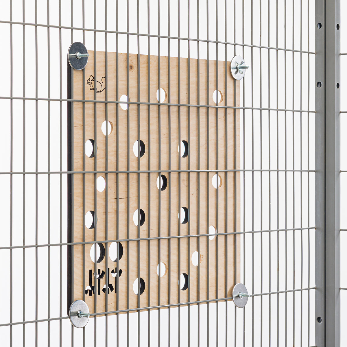 Cage Lattice Strengthening Board for Running Wheel – Reinforcement Panel to Reduce Vibration & Noise – Stable Wheel Support