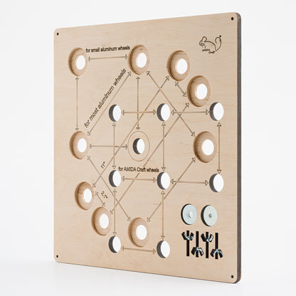 Cage Lattice Strengthening Board for Running Wheel – Reinforcement Panel to Reduce Vibration & Noise – Stable Wheel Support
