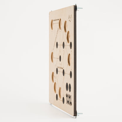 Cage Lattice Strengthening Board for Running Wheel – Reinforcement Panel to Reduce Vibration & Noise – Stable Wheel Support