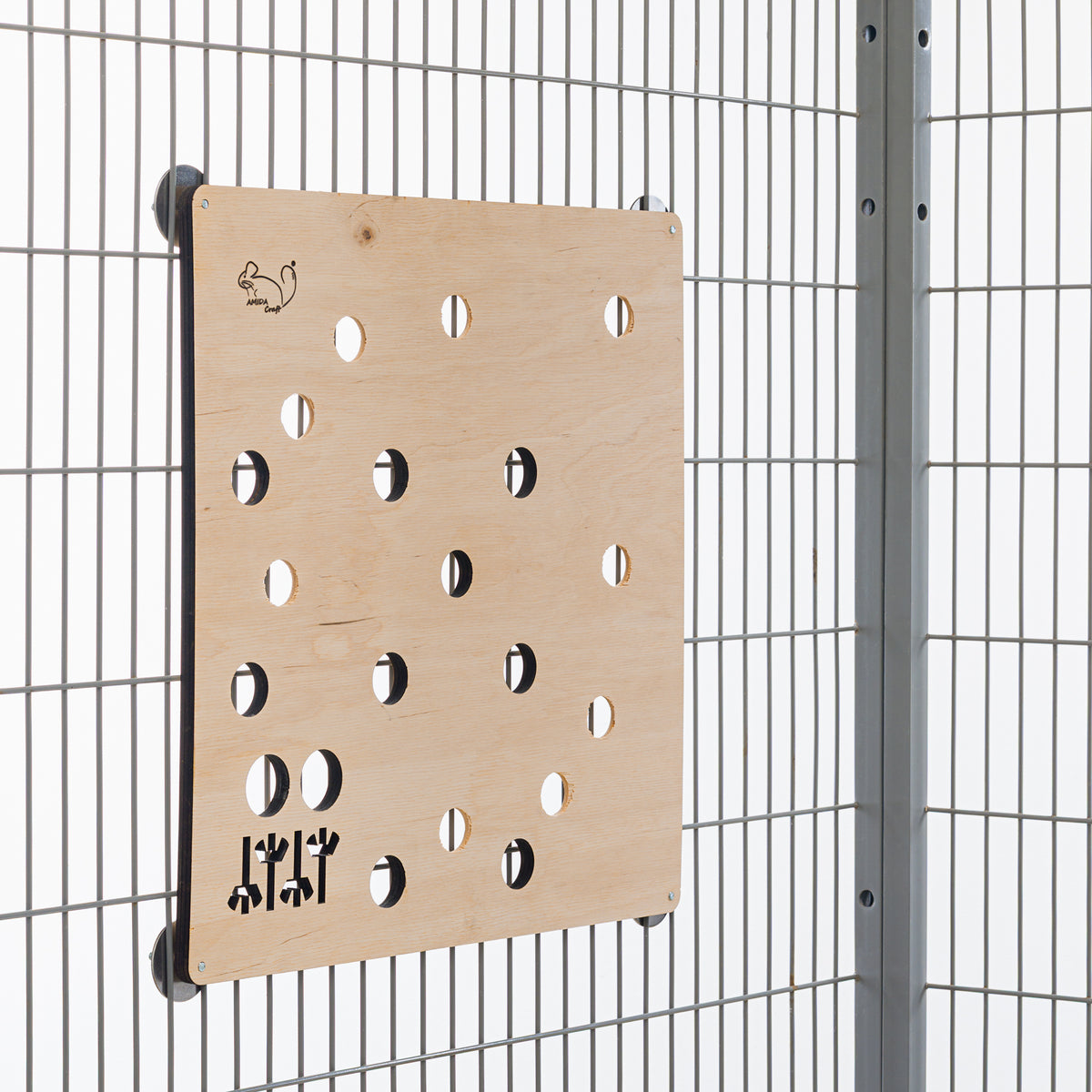 Cage Lattice Strengthening Board for Running Wheel – Reinforcement Panel to Reduce Vibration & Noise – Stable Wheel Support