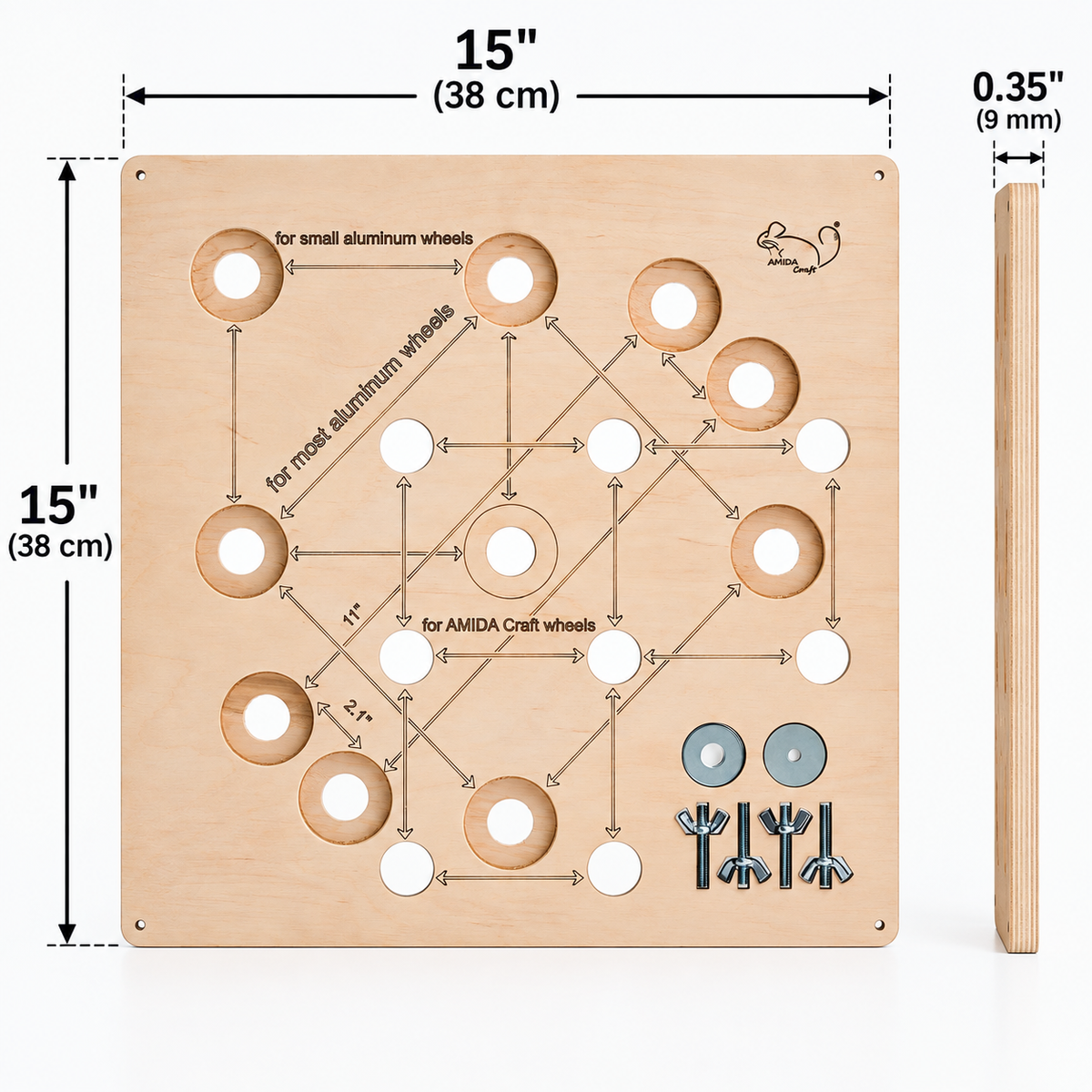 Cage Lattice Strengthening Board for Running Wheel – Reinforcement Panel to Reduce Vibration & Noise – Stable Wheel Support